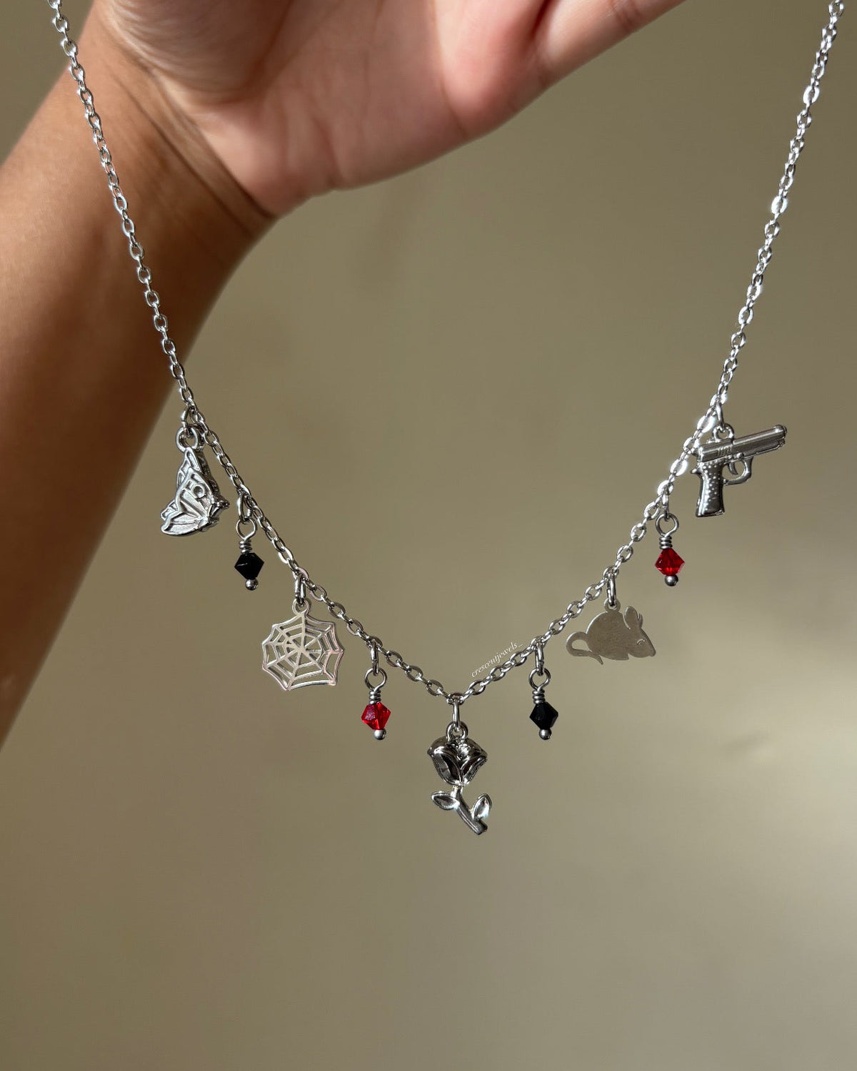 Cat and Mouse Duet Necklace