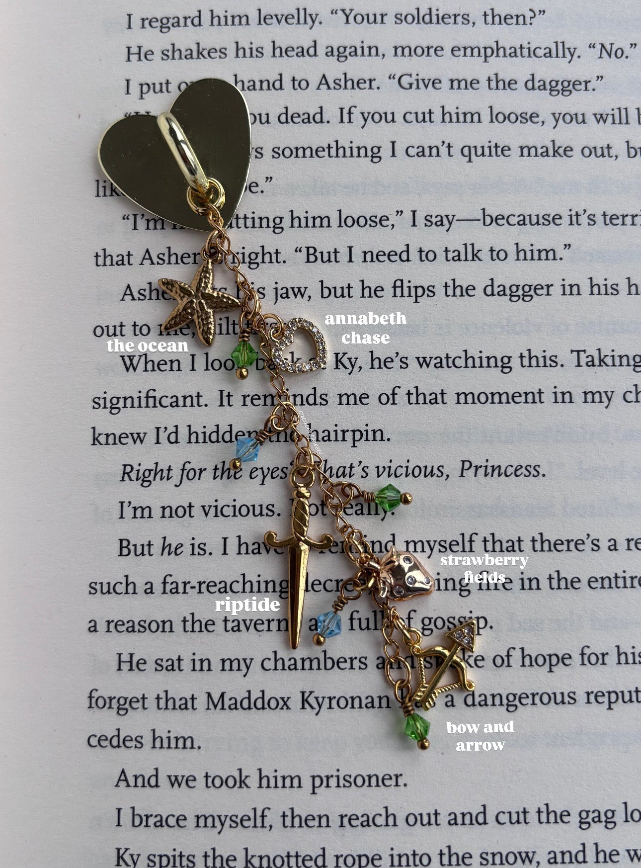 Percy Jackson inspired Kindle Charm