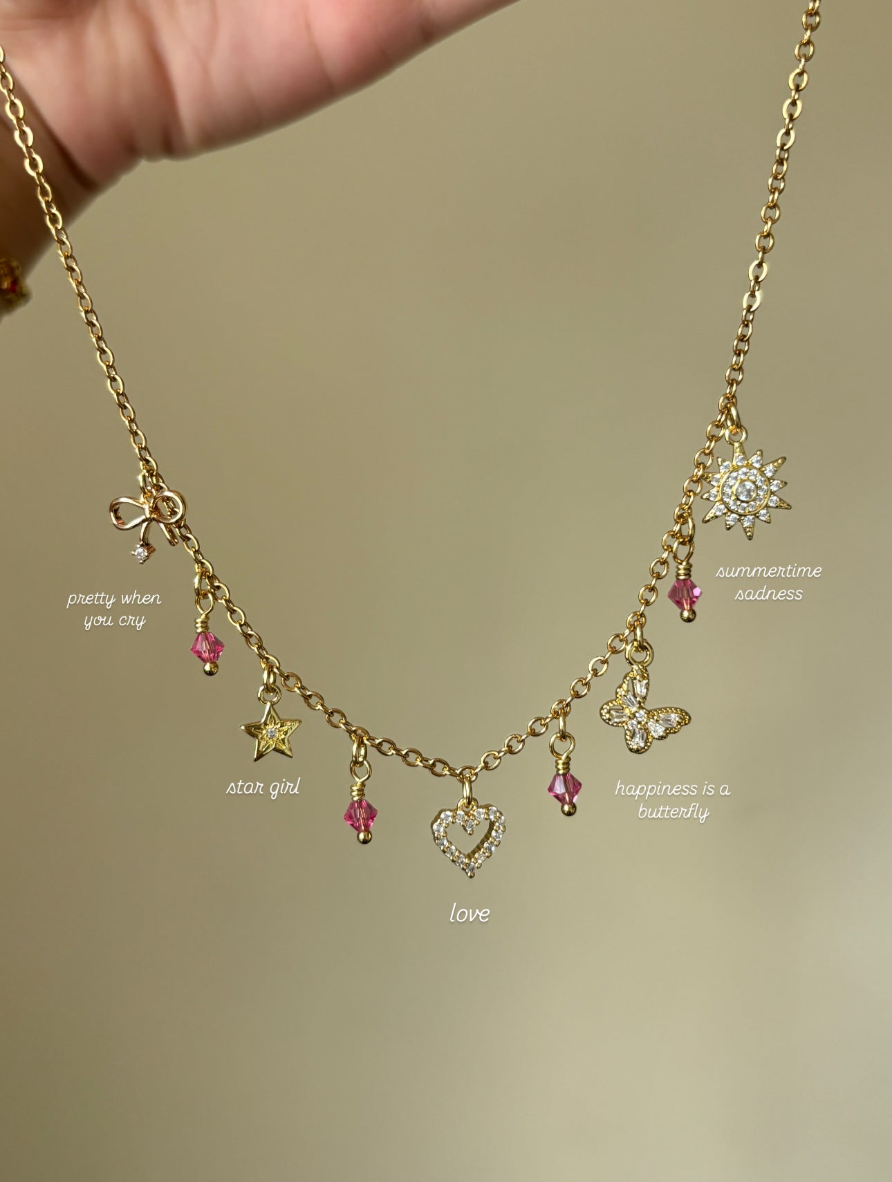Lana Del Rey Charm Necklace