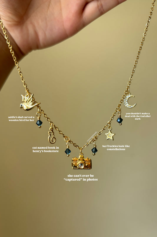 The Invisible Life of Addie Larue inspired Necklace