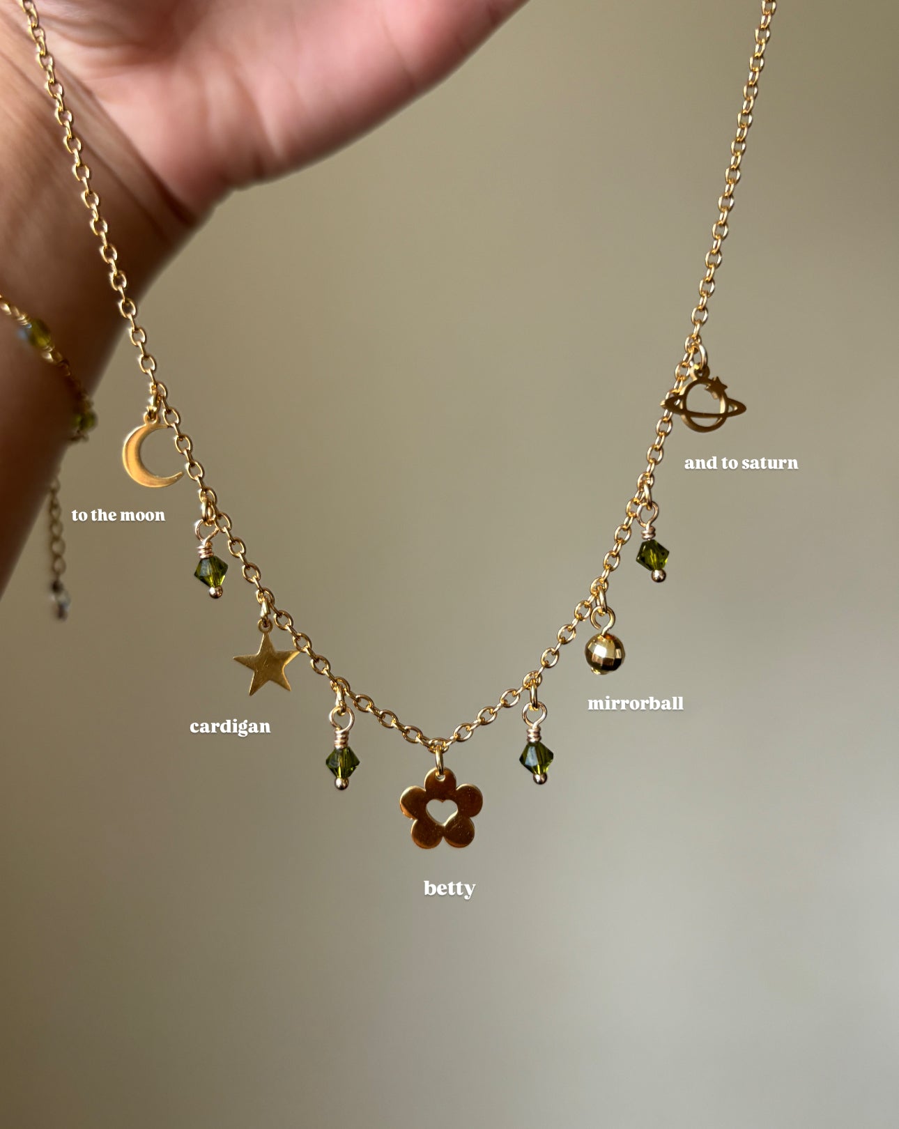 Folklore inspired Charm Necklace