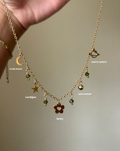 Folklore inspired Charm Necklace