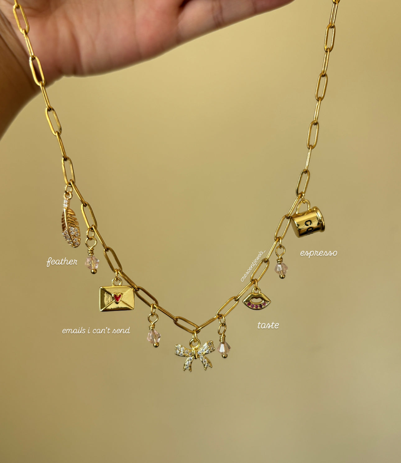 Sabrina Carpenter inspired Charm Necklace