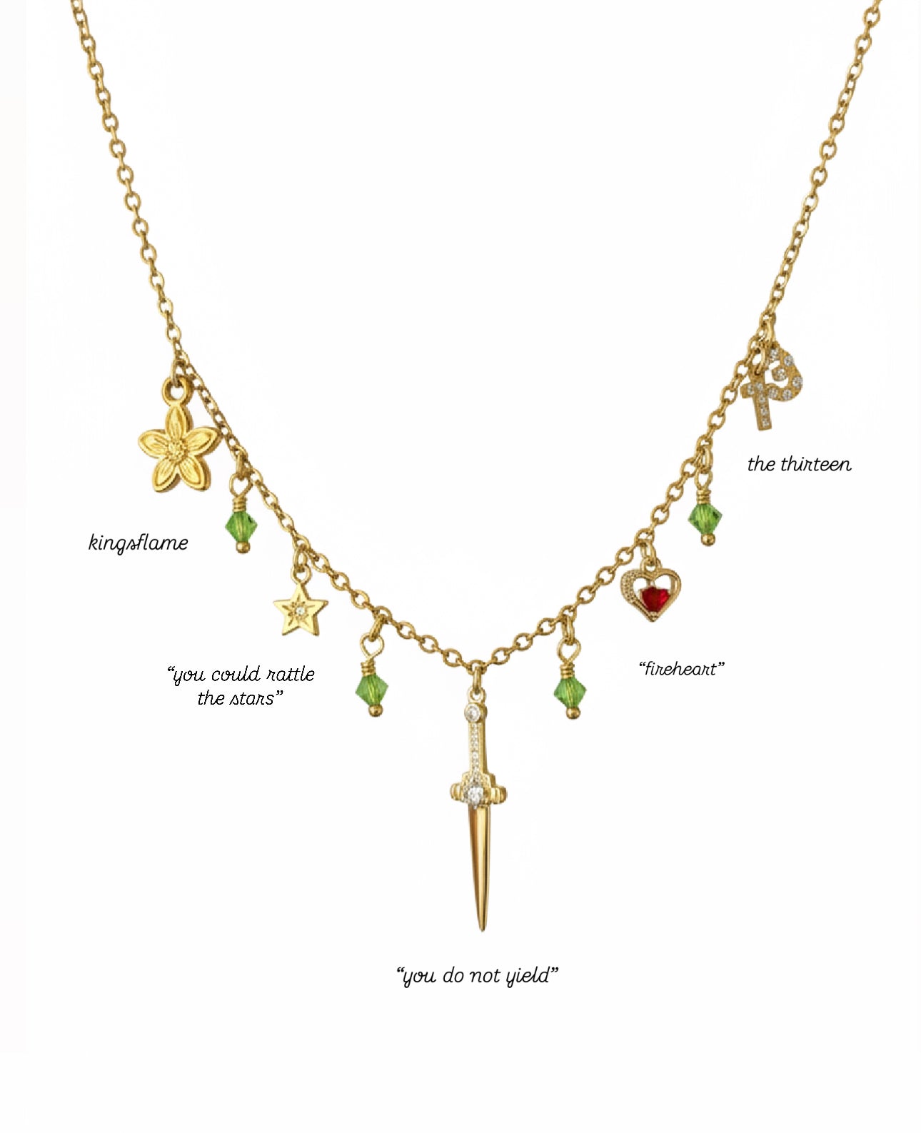 Throne of Glass inspired Necklace