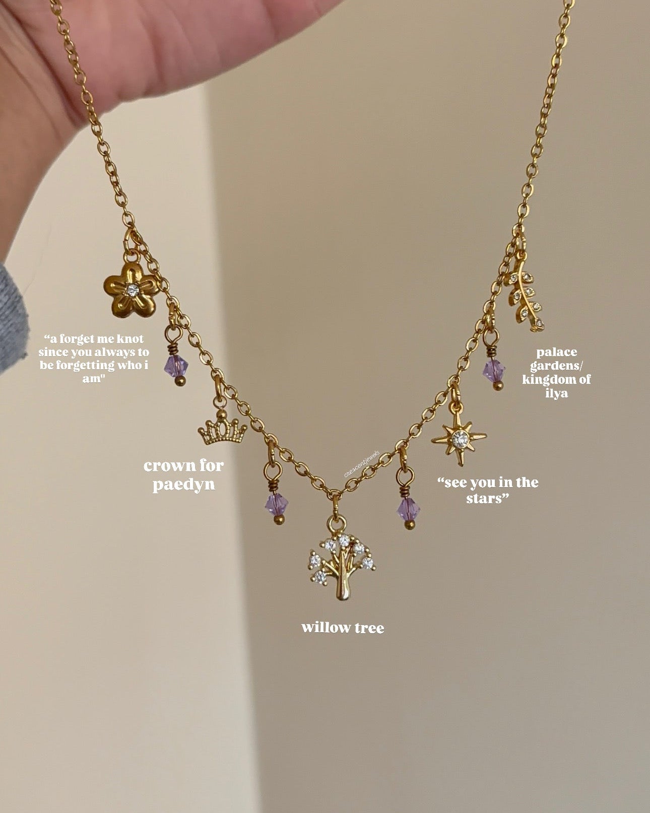 Powerless inspired Charm Bracelet/Necklace