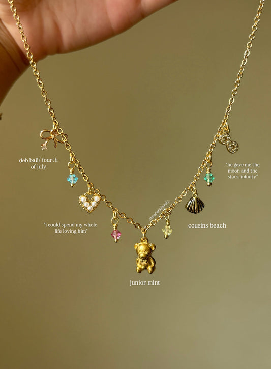 ‘The Summer I Turned Pretty’ inspired Charm Necklace/Bracelet