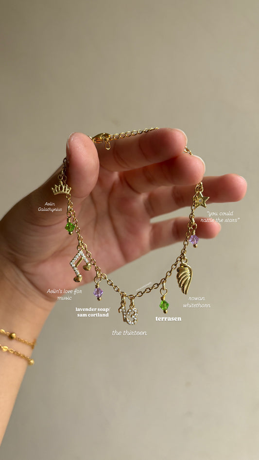 Throne of Glass inspired Bracelet/Necklace - dropping on September 1ST, 6PM (BST) restock timer on Instagram