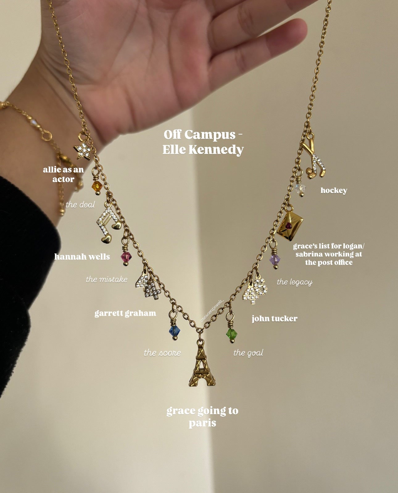 Off Campus inspired Necklace