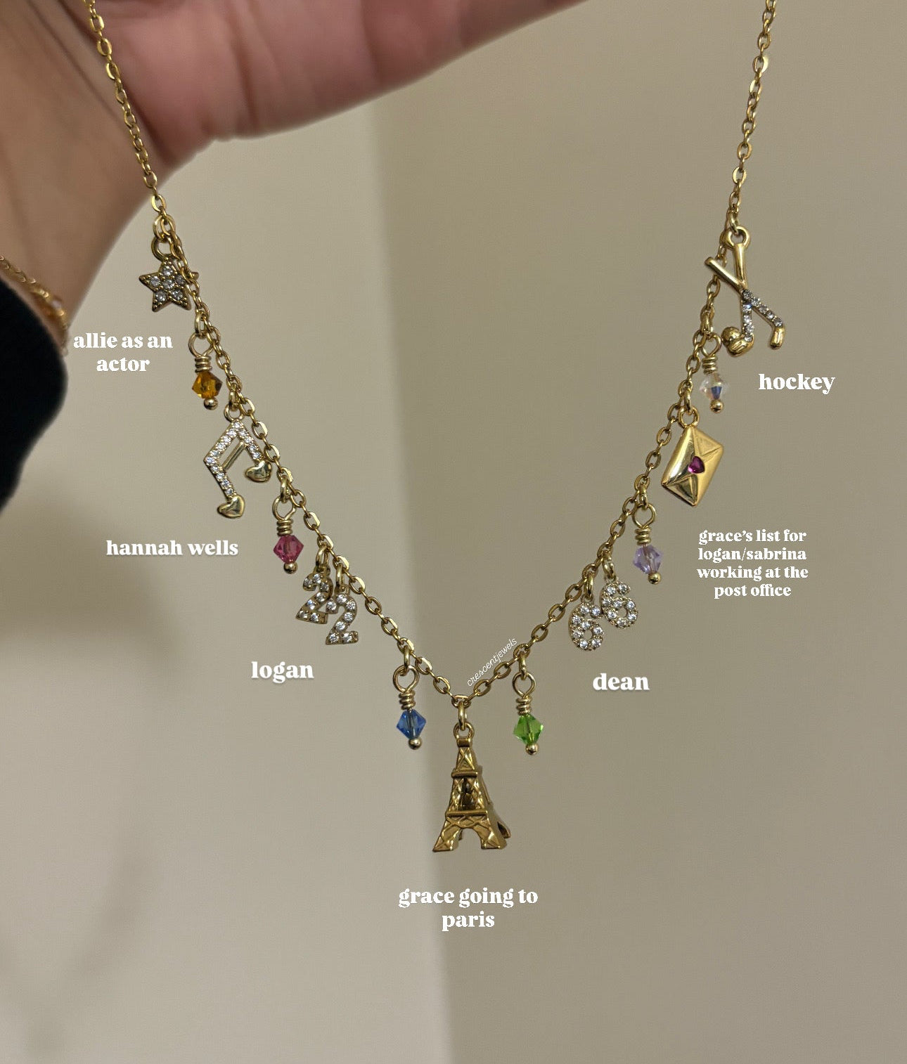 Off Campus inspired Necklace