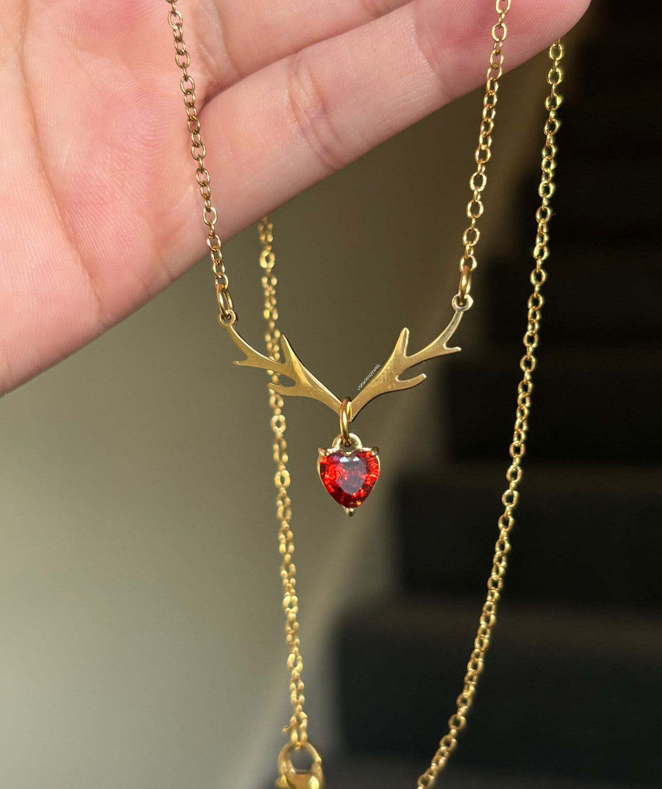 Fireheart — Throne of Glass inspired Charm Necklace