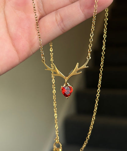 Fireheart — Throne of Glass inspired Charm Necklace