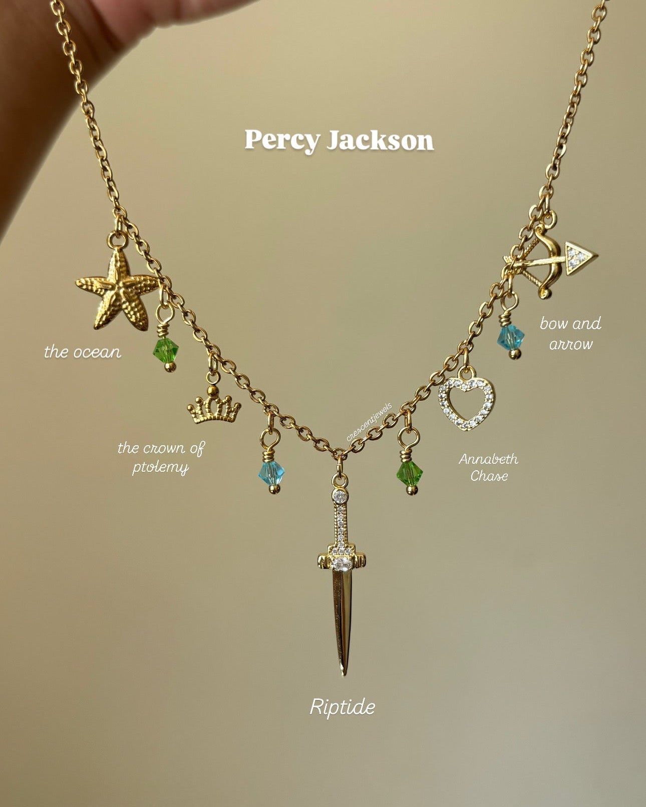Percy Jackson inspired Necklace