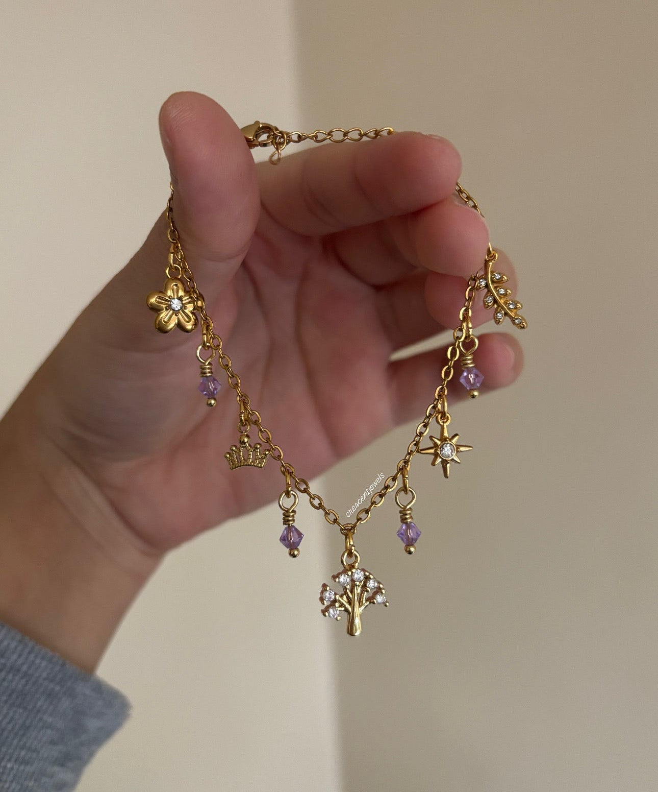 Powerless inspired Charm Bracelet/Necklace