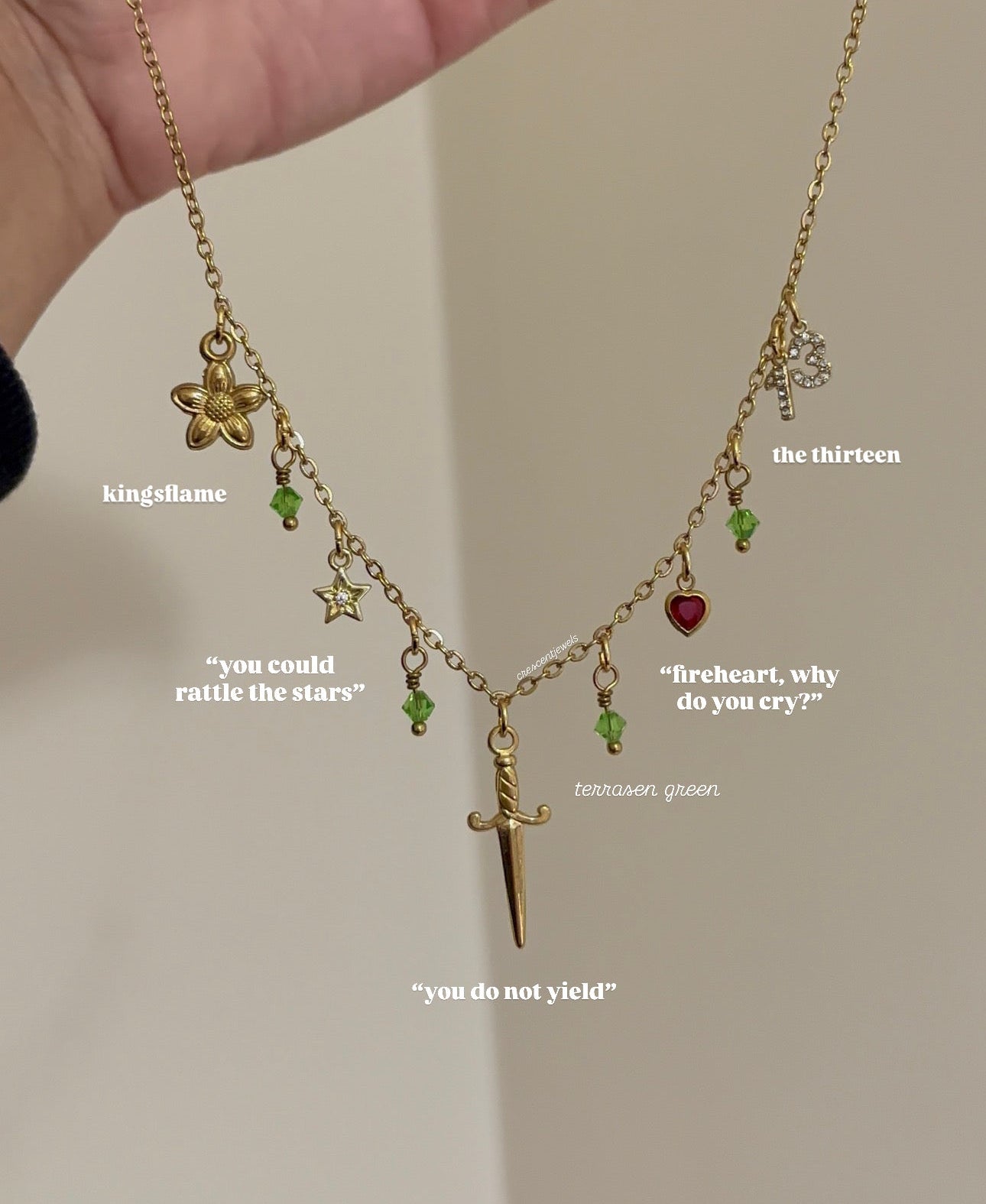 Throne of Glass inspired Necklace